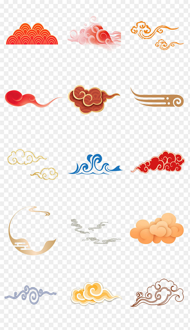 21:33:59中国风云纹古典祥云png插画雨滴jolie该采集也在以下画板加载