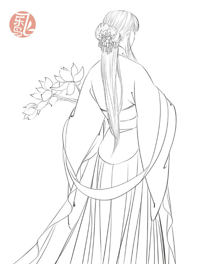 画不出古风感的流畅线条?技法讲解加上要点分析,让你真