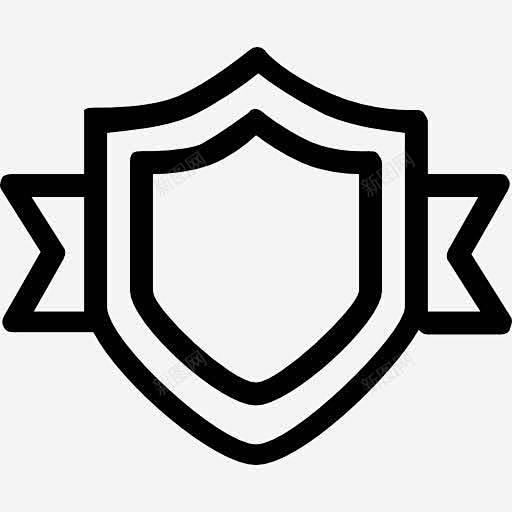 盾图标平面电商创意素材