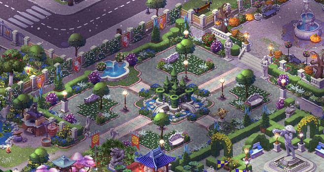 梦幻花园全景图2021图片