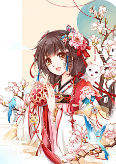 公子不戴花采集到动漫插画