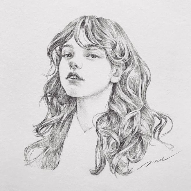 值得借鉴的速写头像小稿果然形准才是王道美术志零二七艺考