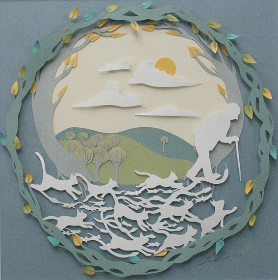 艺术家sarahdennis的创意纸雕作品新鲜创意图志