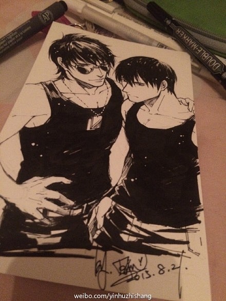 怼m-采集到盗墓笔记系列·瓶x邪x黑x花