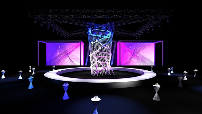 舞台-花瓣网|陪你做生活的设计师 | 国外商业舞美灯光效果集(46)