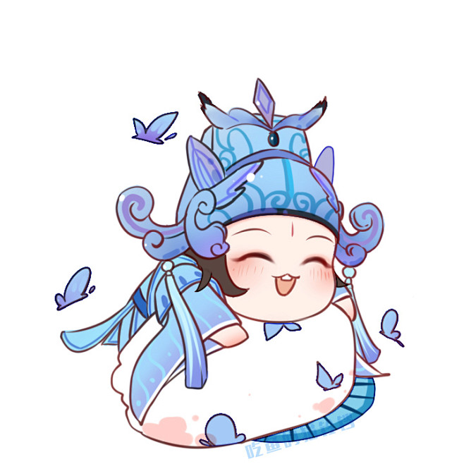 q版 上官婉儿 王者荣耀 头像 插画