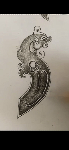 雕刻参考图##玉雕图谱##玉雕线稿##玉雕##描线图##罗汉##古代仕女图