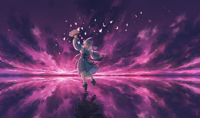 雲·采集到唯美动漫图片