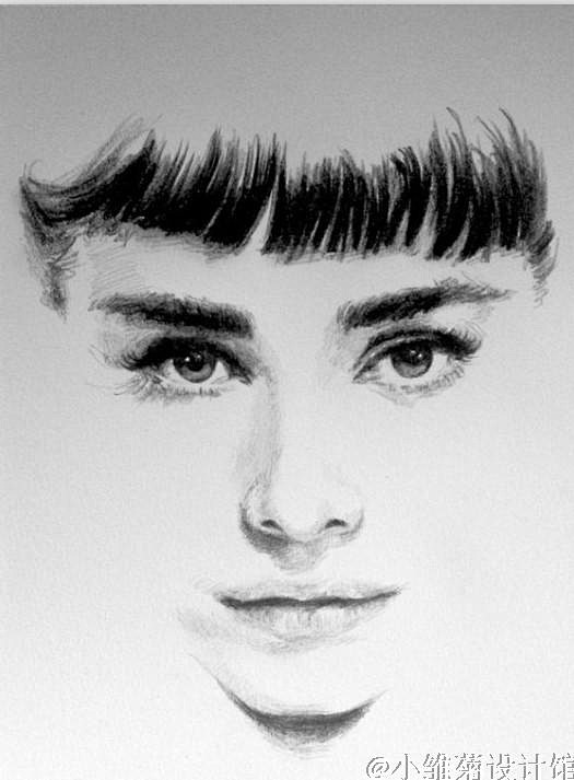 写实外国影星手绘头像素描速写素材临摹好帮手淘宝网