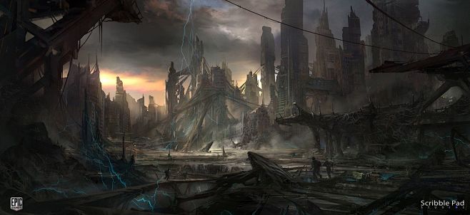 美国洛杉矶工作室Scribble Pad Studios原画场