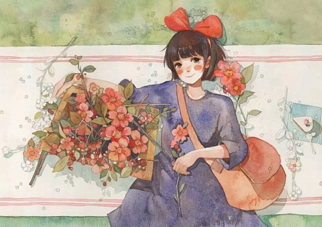 23:52:04素锦插画 手绘『人物』少女荔枝呀美人该采集也在以下画板