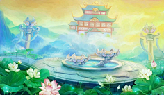 鷲采集到背景(场景)