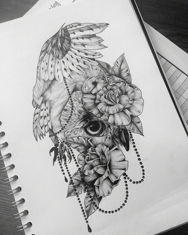 英国艺术家amyjane的黑白装饰画关于生命与死亡的思考676767