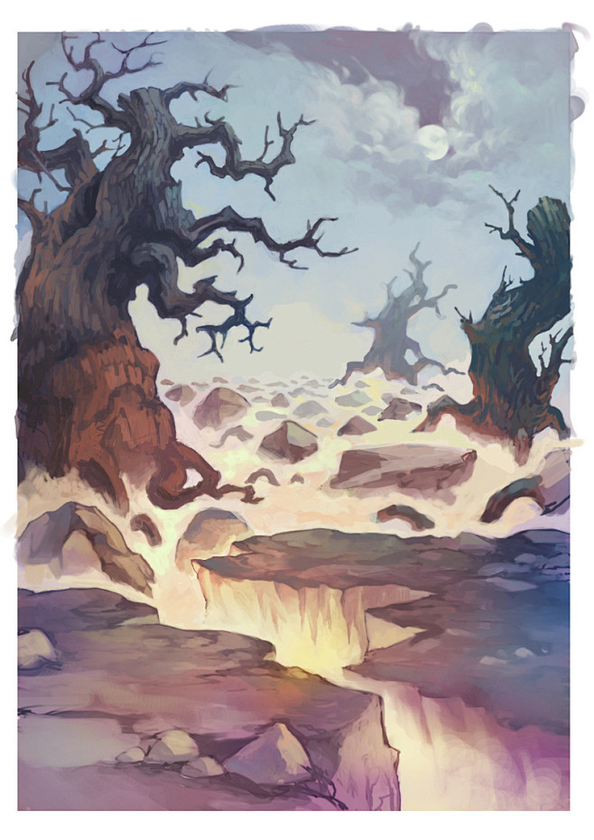 xixiy的插画枯树