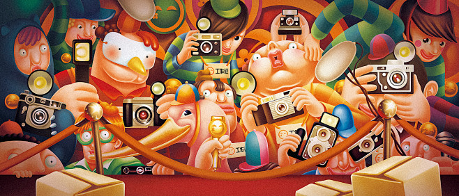 《土豆电影节》展会插画设计|插画|商业插画|s