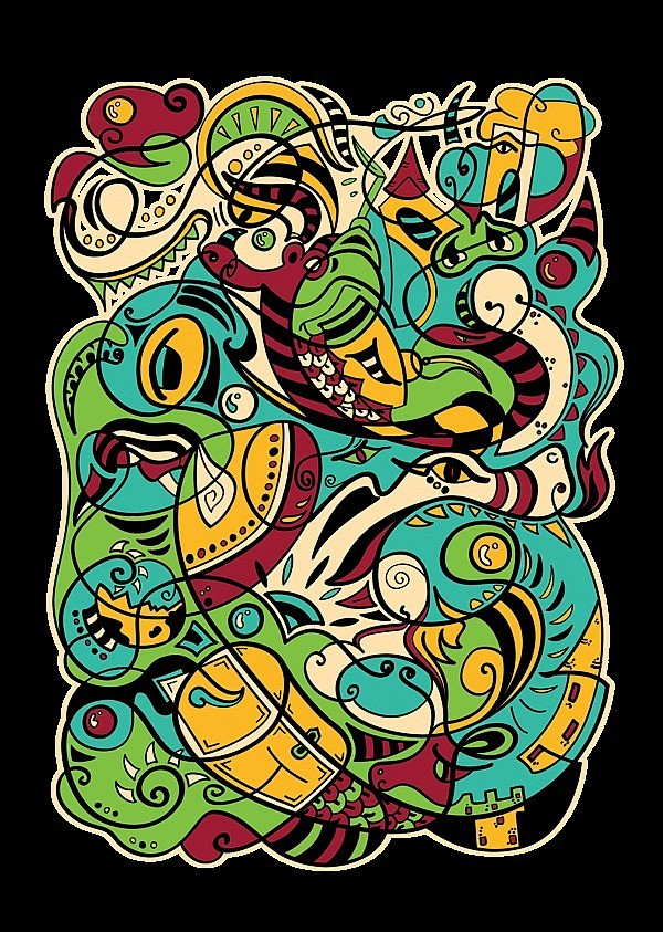 YenThu Hoang越南十二生肖插画