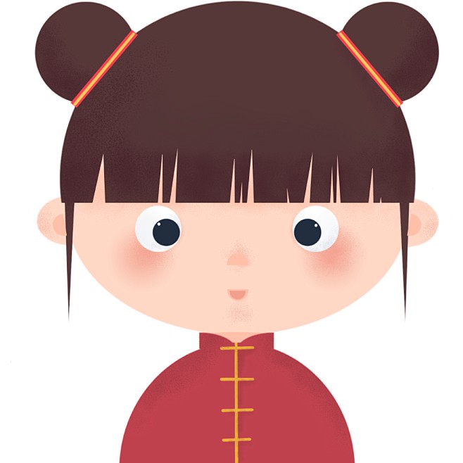 小女孩中国娃娃