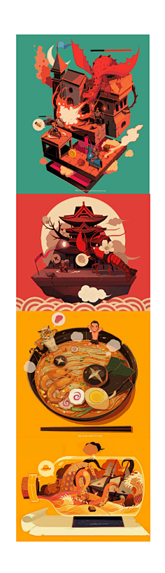 望天的白云采集到插画