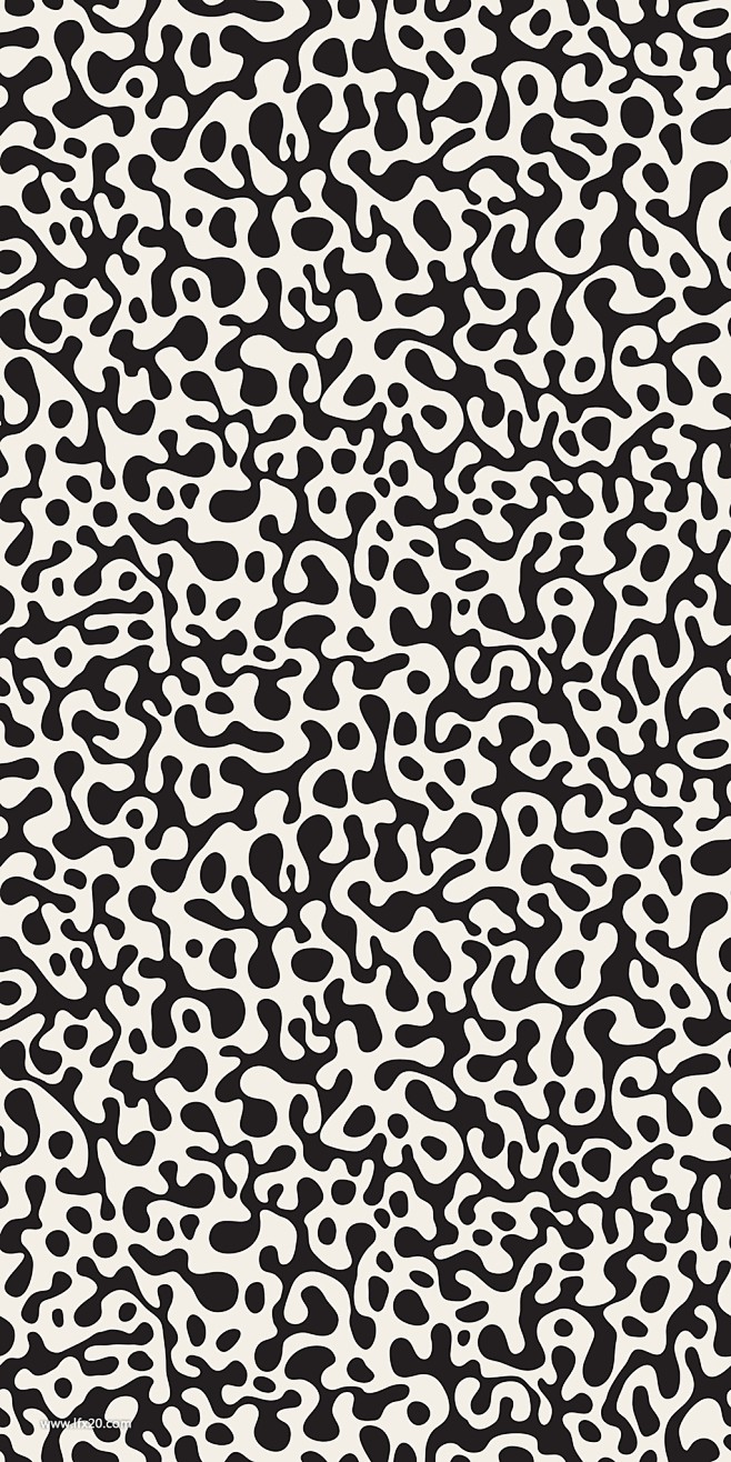 奶牛斑点无缝图案纹理7