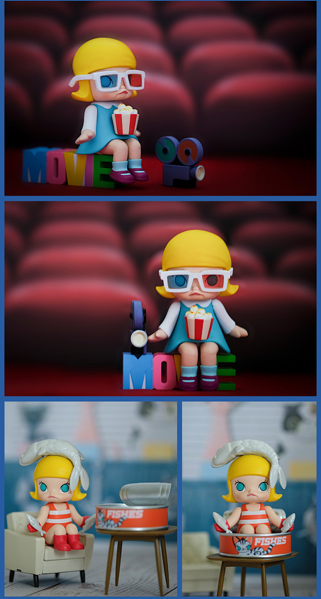 popmart泡泡玛特molly的一天系列盲盒手办摆件公仔不支持退款tmallcom