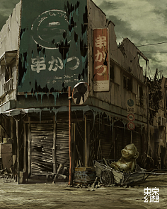 壁纸 花瓣网 陪你做生活的设计师 场景日本废墟之后的生机 东京幻想场景