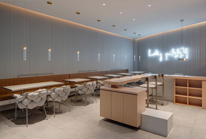 亲和力满满的轻食餐厅luckypiggy界建筑室内设计拓者设计吧