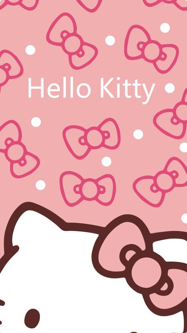 Hello Kitty 可爱 Sanrio Wallpaper 手机壁纸 背景 锁屏 壁纸 卡通 Kitty控