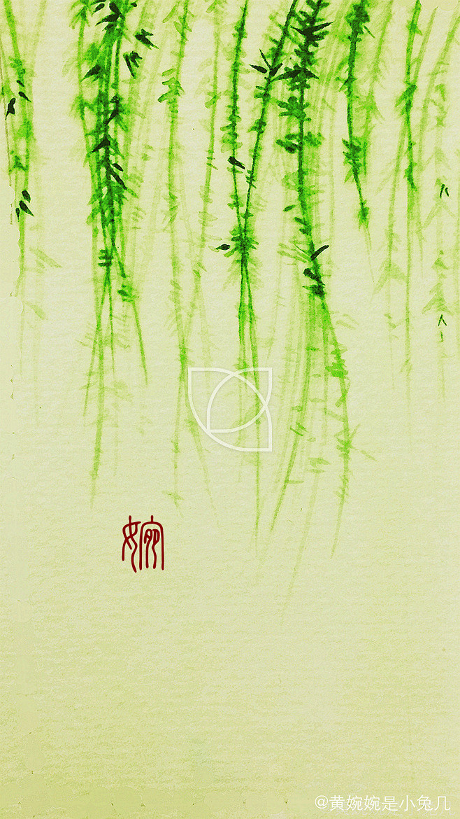 中国风颜料 欢迎约稿#中国风# #水彩#.