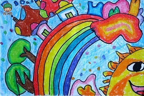 环保儿童作品图片低碳生活绿色家园环保儿童画作品欣赏肉丁儿童网