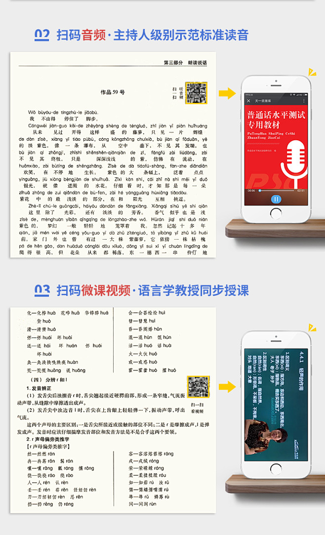 自测评分】2021年普通话考试教材一甲