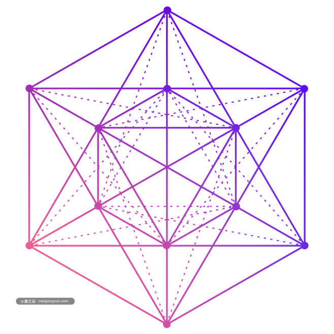 终极神圣抽象几何矢量图形设计元素_png.