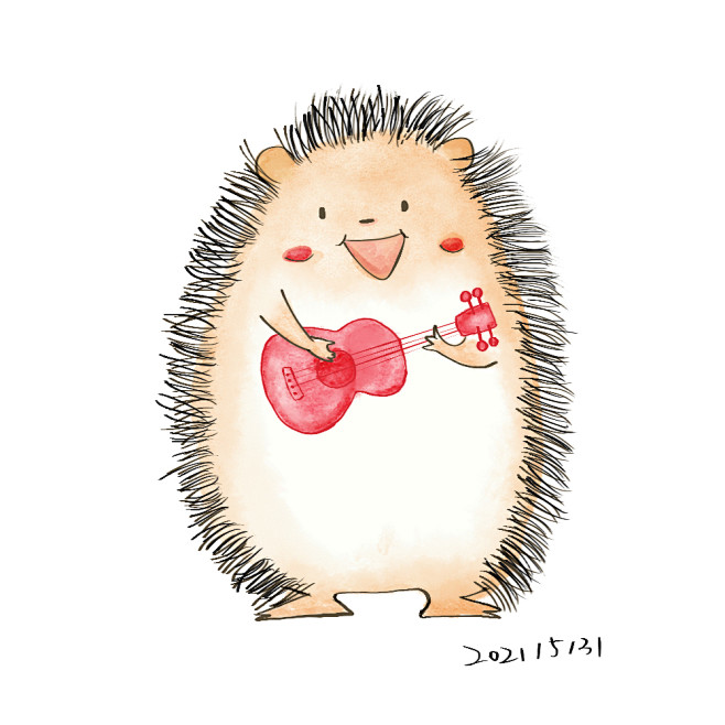 刺猬插画