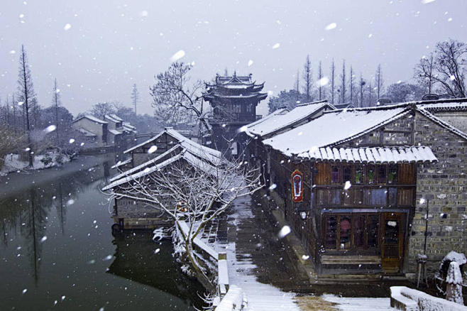 乌镇雪景