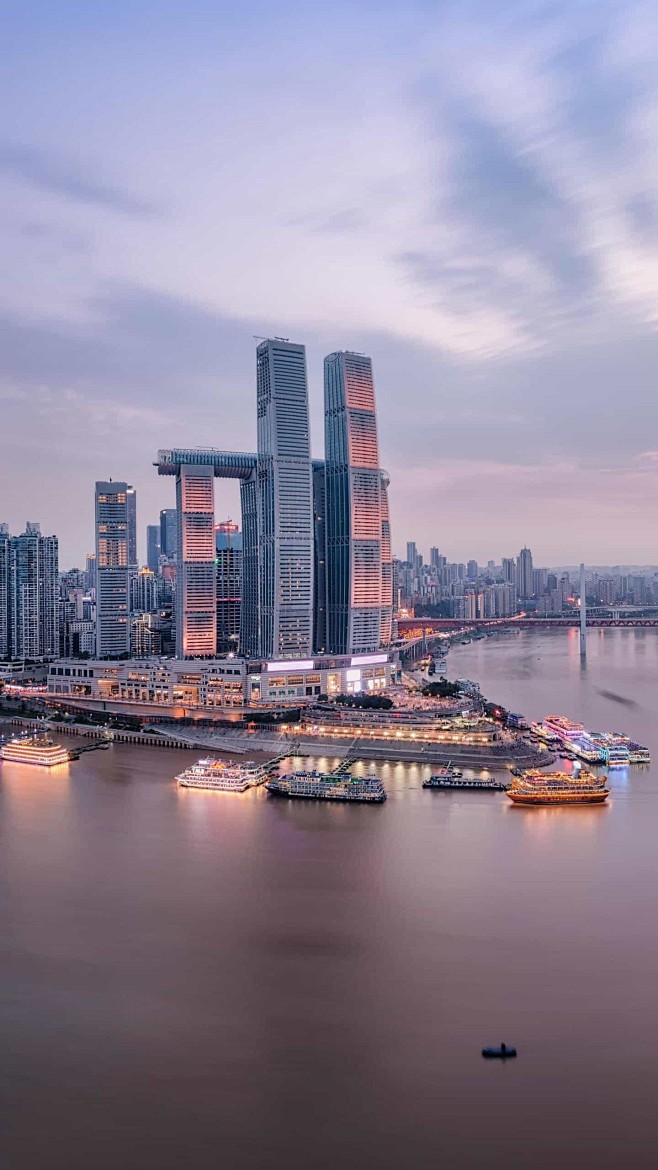 只见码头不见城门的重庆朝天门