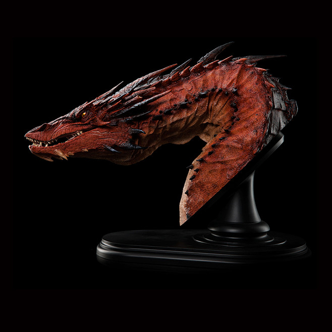 weta恶龙史矛革胸像雕像壁挂霍比特人周边魔戒指环王维塔手办龙头淘宝
