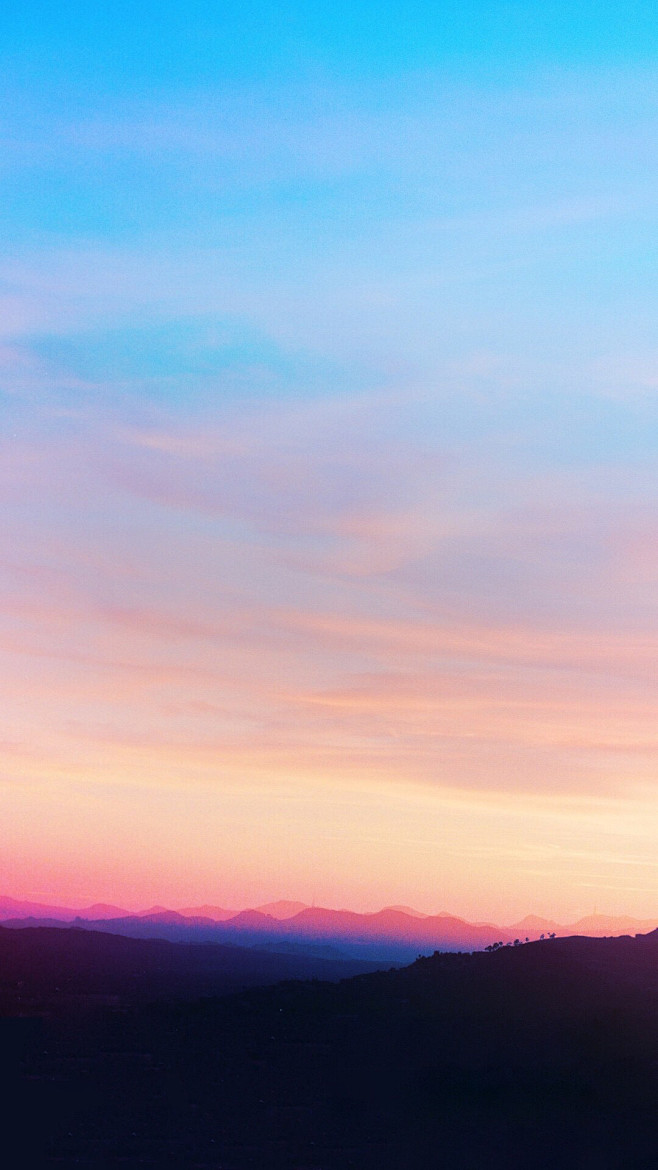 高清手機壁紙風景美圖浩瀚星空天空山川湖水大海晚霞街道森林城市霓虹