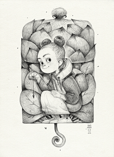 晨雪7采集到插画漫画