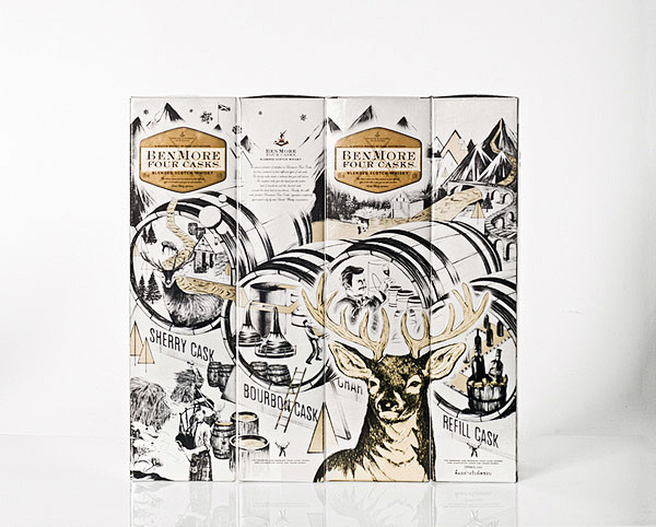 手绘鹿头酒包装 [13P] - 国外平面设计欣赏 FOR