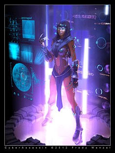 CHECK·K采集到CG woman