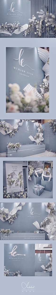 艺术家的思想采集到weddings-蓝