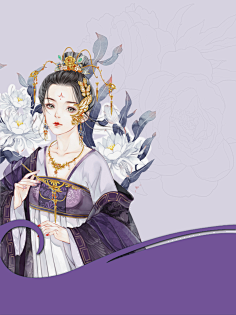 二柒七采集到别馆花深处(古风女)