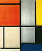 皮特·蒙德里安_31 - Piet Cornelies Mondrian_31   蒙德里安，#荷兰风格派#
