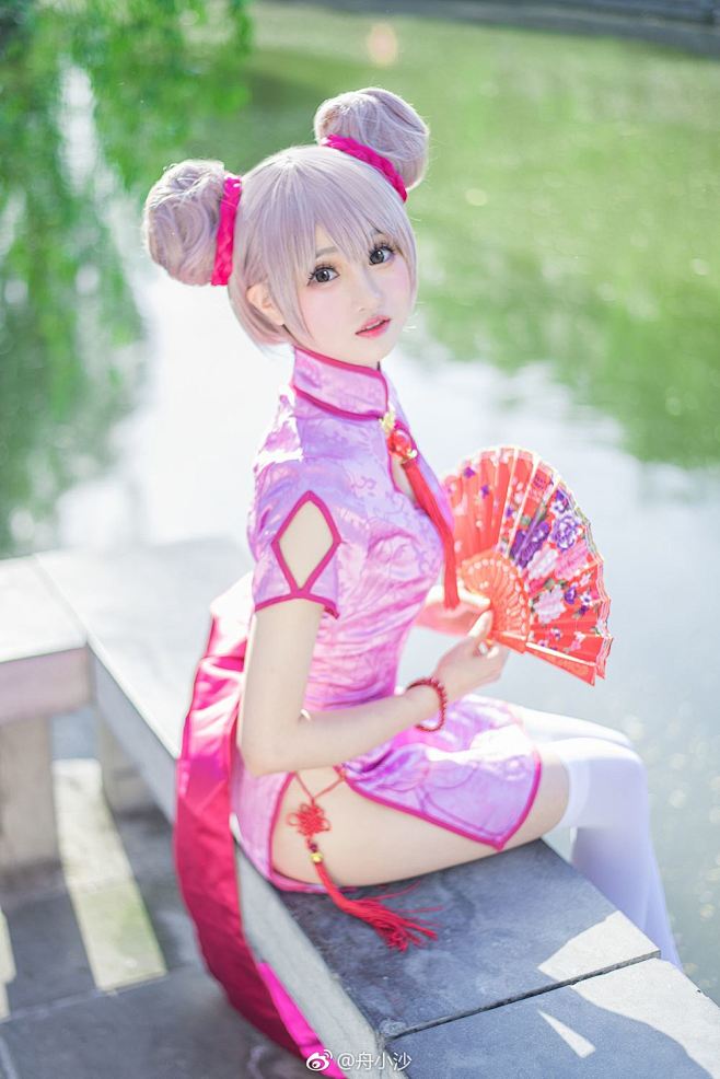 03:44:09舟小沙:王者荣耀 小乔(旗袍同人版本)cosplay妹妹与黑夜共舞