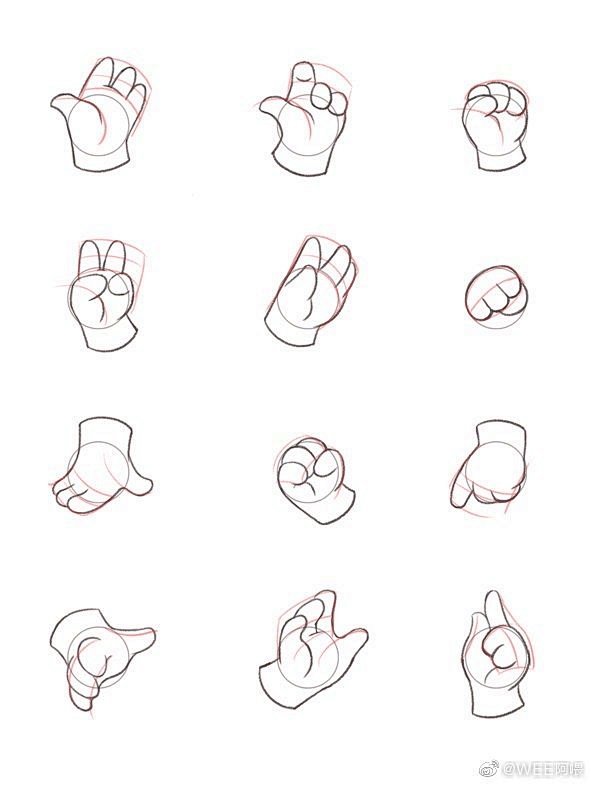 幼儿版手的画法来了作者wee阿喂