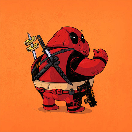 著名肥仔famouschunkies美国插画家alexsolis