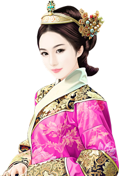 云深封面采集到清装美女