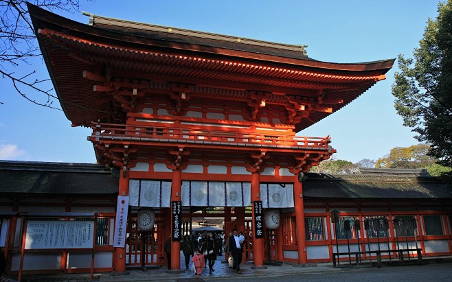 京都贺茂御祖神社 下鸭神社 的秋色壁纸19x10第21张19 10桌面