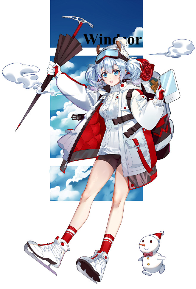 二次元游戏原画卡牌立绘角色设计