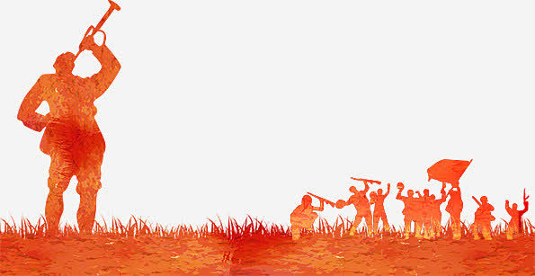 129-花瓣网|陪你做生活的设计师 | 红军长征胜利80周年剪影图案