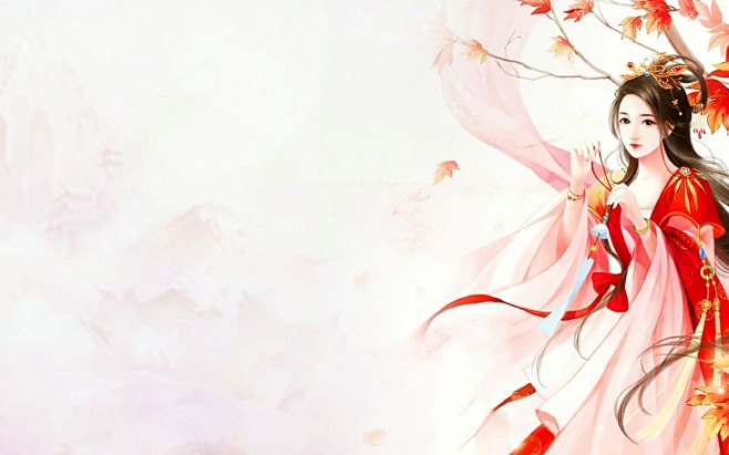 横版汤圆古风封面素材无水印可直接用已处理